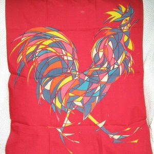 Rooster Cotton Tea Towel By Falke